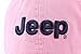 Jeep Embroidered Logo Solid Color Adjustable Baseball Caps for Men and Women