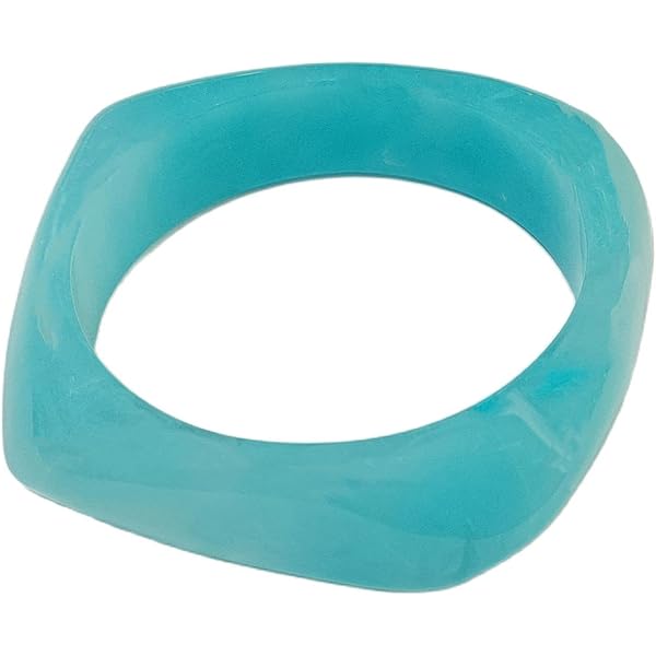 Amazon.com: Mikovivi 4pcs Resin Bangles, Colored Square