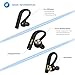 [Updated Ver.] STERIO True Wireless Bluetooth Earbuds V4.2 Wireless Bluetooth Headsets IPX5 Sweatproof Stereo Bluetooth Headphones with Mic for iOS and Android Devices(Apple, Samsung, LG, HTC, Google)