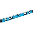 OX Tools OX-P024409 Professional Box 3ft Spirit Level, with Rubber Grip, All Aluminum Construction, Non Magnetic 3 Foot Level, Rubberized Soft grip Thru Handle, Magnified Vials. 36 Inch Leveler Tool
