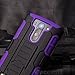Cocomii Robot Belt Clip Holster LG G Vista Case, Slim Thin Matte Kickstand Swivel Belt Clip Holster Reinforced Drop Protection Fashion Phone Case Bumper Cover Compatible with LG G Vista (Purple)
