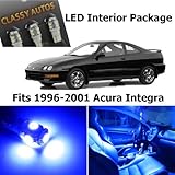 Classy Autos Acura INTEGRA Blue Interior LED Package (6 Pieces)
