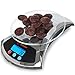 Hot Target Elegant Digital Kitchen Scales Extra Large Capacity- 22lb/10kg (in graduations of 0.05 oz -1 gram). Includes Batteries (Chrome).