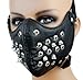 Bonlting Black Spike Motorcycle Face Mask Protective Paint Ball Gear