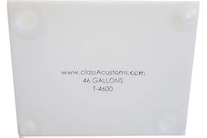 CLASSACUSTOMS Class A Customs | T-4600 | One (1) RV Fresh Water 46 Gallon Tank, Grey Water