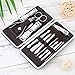 Manicure Pedicure Set Nail Clippers Kit - 12 Piece Stainless Steel Manicure Kit - Portable Travel Case Tools for Nail, Cutter Kits -Perfect Gift for Women, Men Includes Cuticle Remover