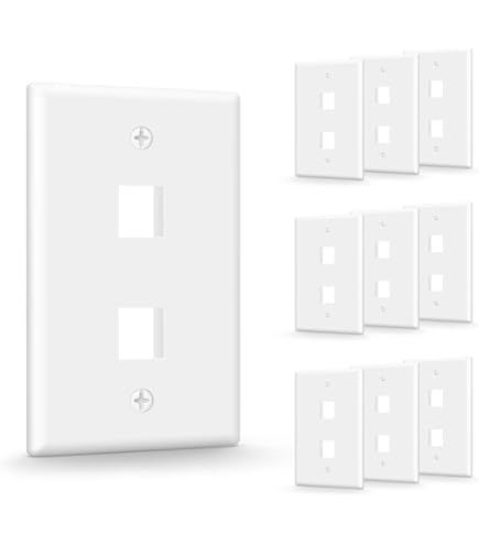 Amazon.com: Leviton 49910-SI4 4-Port QuickPort Modular Furniture