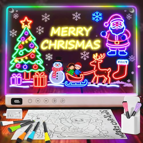 Lumiboard Led Drawing Board with 13 Light Effects, 13.7