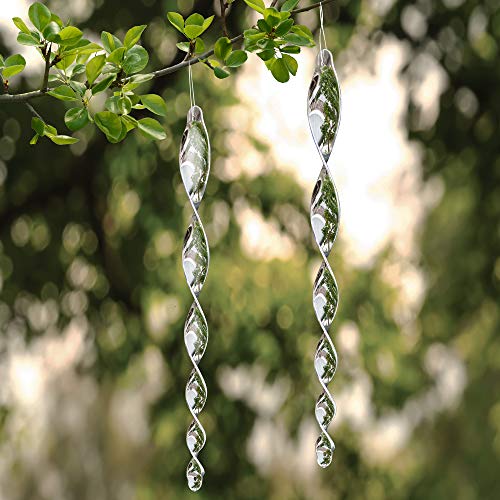 Sage Supplies Bird Scare Spinner Rods, Reflective Hanging Device for