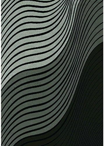 Kalora Interiors Plait Purple/ Beige Waves Rug (7'10 x 10'6)