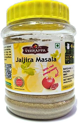 Jaljira- Indian Summer Drink Powder 200grams (7.05 ounce) By Veerappa