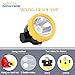 Rechargeable LED Mining Headlamp for Hard Hat Helmet, Explosion-Proof Waterproof Miner Headlight with Clip, Coal Mining Flashlight for Hunting, Fishing, Camping, Construction, Caving, Repair