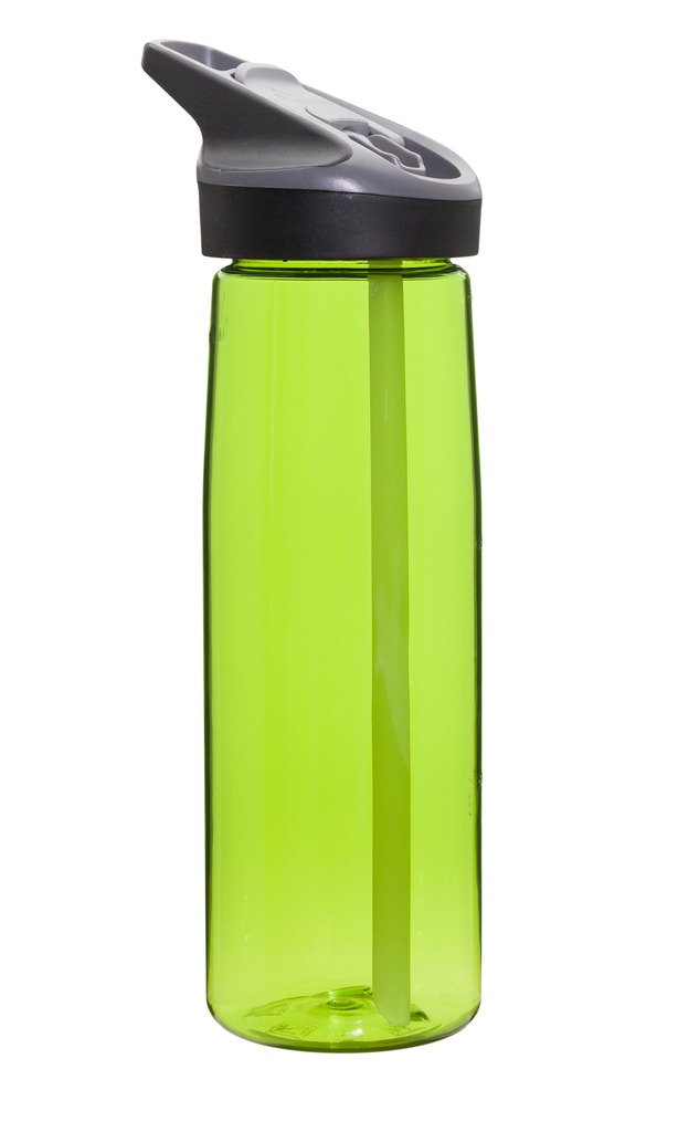 Laken Tritan Sport BPA Free Wide Mouth Water Bottle w/Flip Straw Cap 25oz 750ml Light Green