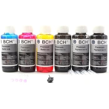 Amazon.com: BCH Premium 600 ml (20oz) Bulk Refill Ink for