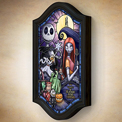 Disney Tim Burton’s The Nightmare Before Christmas Illuminated Stained
