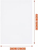 Holdfiturn 6Pcs Blank Canvas A3 30x40cm 100% Cotton Panels Board view 2