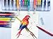Shuttle Art 52 Pack Real Watercolor Brush Pens, 50 Colors Watercolor Brush Markers with 2 Water Brush Pen,Soft Flexible Tip Perfect for Adult Coloring Books, Manga, Comic, Calligraphy