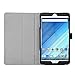 Acer Iconia One 8 B1-850 case, KuGi ® Acer Iconia One 8 B1-850-Multi-Angle Stand Slim-Book PU Leather Cover Case only fit for for Acer Iconia One 8 B1-850 tablet (Black)