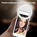 Selfie Ring Light, Enlody Dimmable Clip Ring Lighting - Rechargeable 36 LED Bulbs Light for iPhone, Android, Tablet, iPad, Laptop, Camera (White)