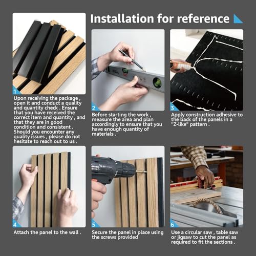 Clocell 2 Wood Slat Acoustic Panels for Wall and Ceiling - 3D Fluted Sound Absorbing Panel with Wood Finish 120 X 60