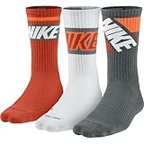 Nike Adults' Dri-FIT Fly Rise Crew Socks 3-Pack