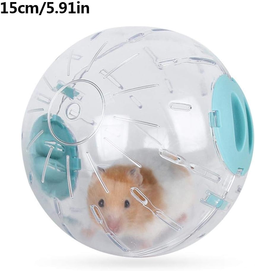 Grehod Hamster Toy, Small Animal Sports Fitness Running Ball Glowing Cool Pet Toy Polite