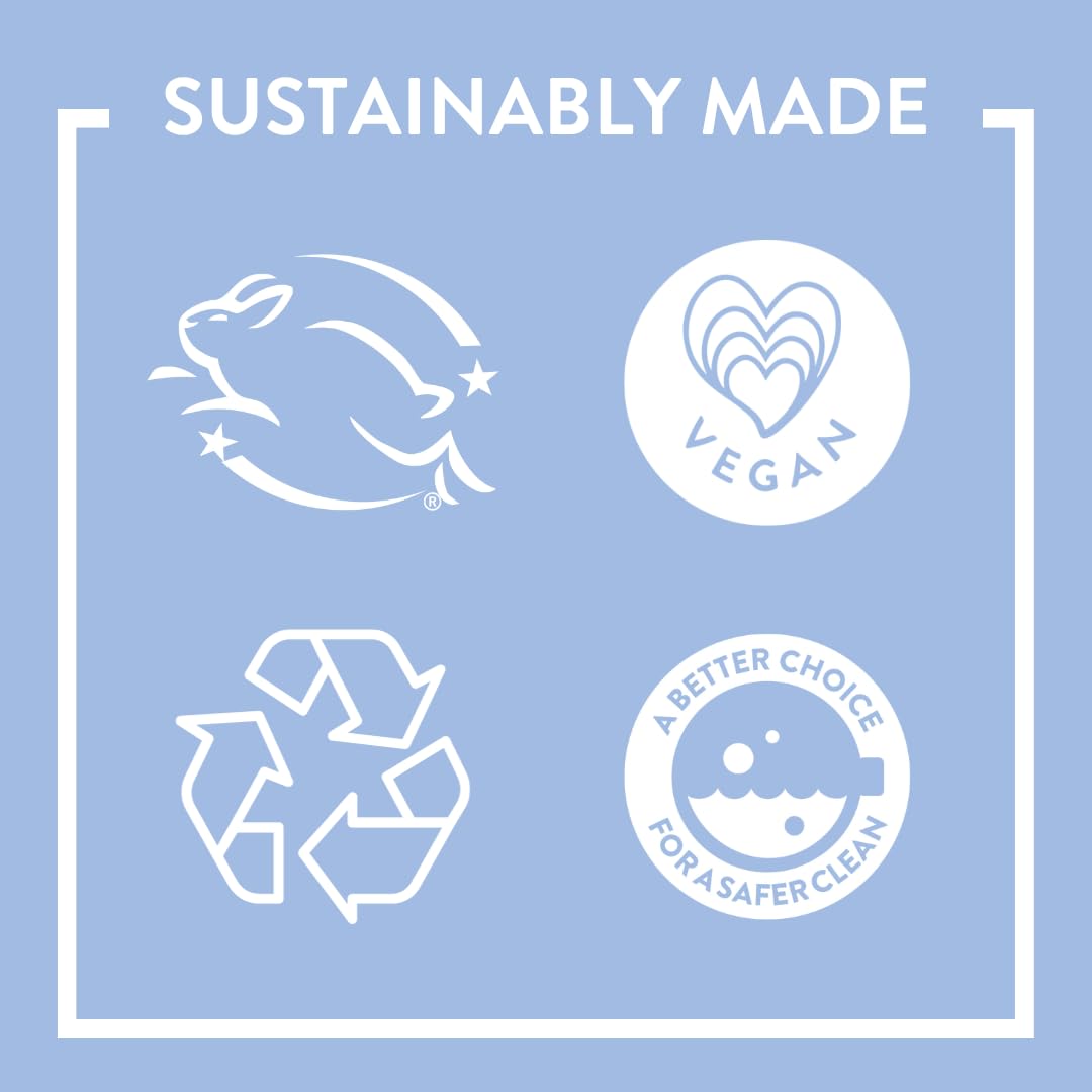 Molly’s Suds Laundry Detergent Sheets | Gentle on Sensitive Skin, Powerful Bio-Based Enzymes, Stain-Fighting | Liquidless & Plastic-Free Packaging | 120 Loads (Ocean Mist)