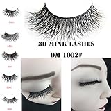 34 Model LUXURY 3D Mink Fur False Eyelashes Extensions 100% Hand Made 1Pair (DM1002) by Grace Beauty
