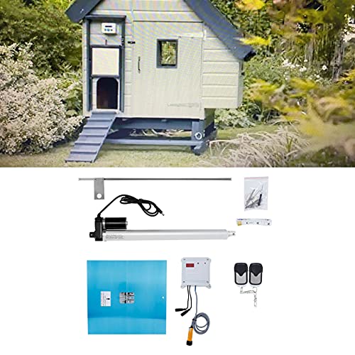 Allsor HüHnerstall TüRöFfner, HüHnerstall Automatisches TüRzubehöR mit Timer und Lichtsensor, Integriertes LCD Display… – Bild 6