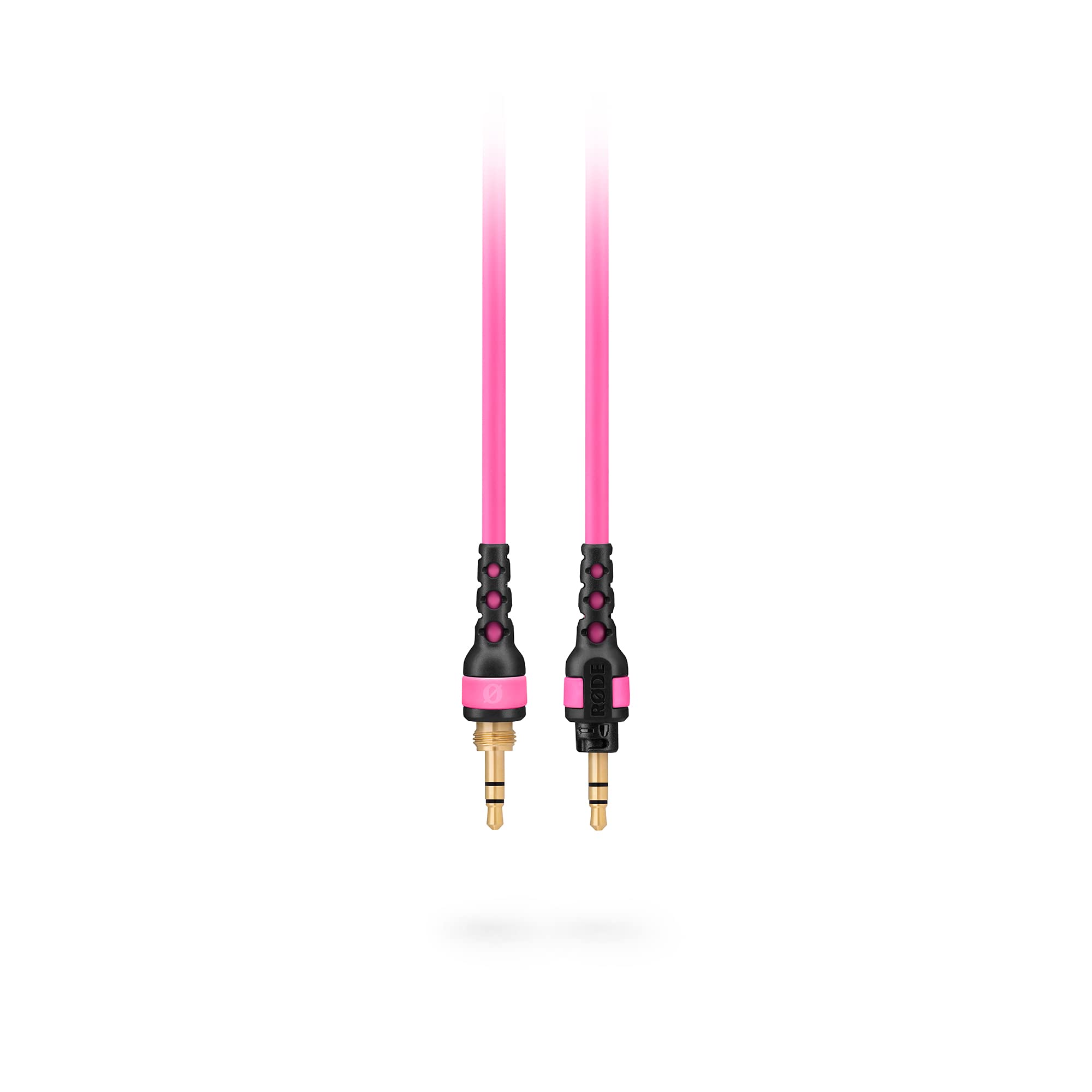 RØDE NTH-Cable for NTH-100 Headphones, 1.2m / 4ft Long, 3.5mm Male to Male Audio Cable With ¼-inch Adaptor Included (Pink) — image 1