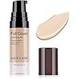 Pro Full Cover Liquid Concealer, Waterproof Smooth Matte Flawless Finish Creamy Concealer Foundation Corrector for Eye Dark Circles Spot Face Concealer Makeup Base, 6ml/0.20Fl Oz