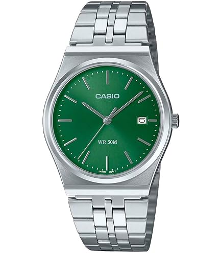 Amazon.com: Casio MTP-B146D-2AV Men's Vintage Stainless Steel Blue