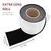 ConClarity 4 in x 30 ft - Vibrancy Enhancing Projector Screen Felt Tape Border Deepest Black Ultra High Contrast Flocking for DIY Screen Borders Absorbs Light, Brightens Image & Stops Bleed