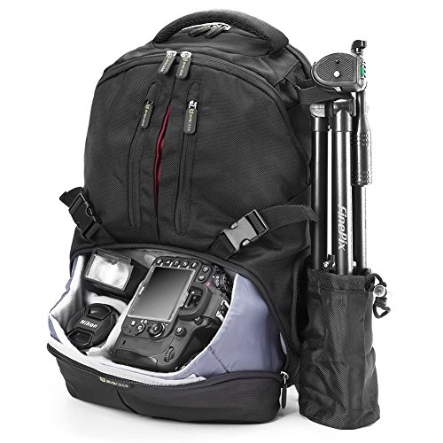 Evecase Convertible School/DSLR Camera Lens Backpack with Laptop Tablet