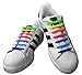 Qi Laces Kicks Kids Rainbow - Tieless Elastic Silicone No Tie Shoelaces
