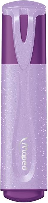 Maped Pastel Glitter Highlighter Pens Pack of 2 Assorted Colours view 6