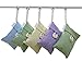 Homy Feel Air Purifying,Bamboo Charcoal Air Freshener and Odor Eliminator Bag,Air Filter Purifier for Fridge,Freezers,Cars,Closet,Shoes,Kitchens,Basements,Bedrooms,Living Areas(5 x 100g, Square)