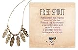 Boho Necklace Feather Necklace - SPUNKYsoul Collection