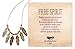Boho Necklace Feather Necklace - SPUNKYsoul Collection
