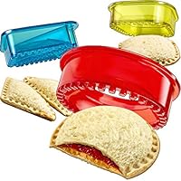 Sandwich Cutter and Sealer - Decruster Sandwich Maker - Cut and Seal - Great for Lunchbox and Bento Box - Boys and Girls Kids Lunch - Sandwich Cutters for Kids