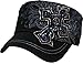 Vintage Distressed Ball Cap Hat KBETHOS - Cadet Bling Western