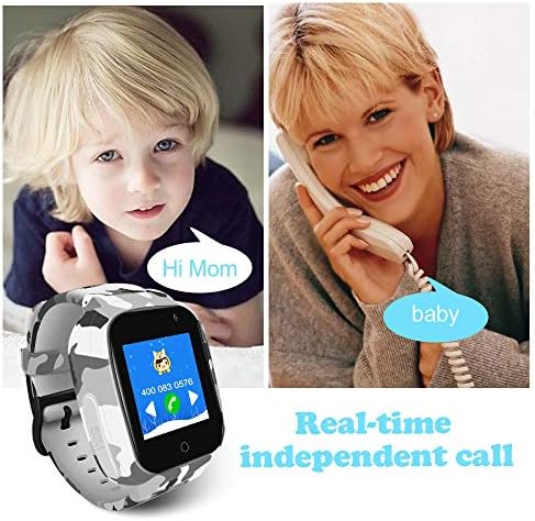 Gpsの腕時計の電話は 子供たちは子供たち若い女の子の誕生日プレゼントのためのsosボイスチャットスマートウォッチとスマートウォッチタッチスクリーン電子 時計トラッカーキッズを見ます I Blue B086jn2ksn 4 942円 大人気 New Arrival 最安値挑戦 年中無休 高
