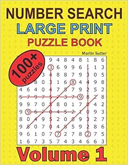 number search large print puzzle book 100 plus puzzles volume 1 sutter martin 9781549681523 amazon com books