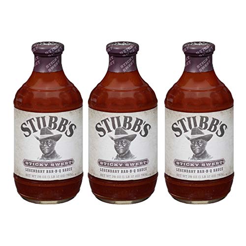 Stubbs Sticky Sweet BBQ Sauce, Gluten Free, No High Fructose Corn Syrup, 28 Oz, Pack of 3 - Thumbnail 4