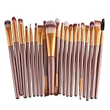 Buytra 20-Piece Makeup Brushes Makeup Brush Set Cosmetics Foundation Blending Blush Eyeliner Concealer Face Powder Brush