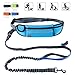 PetforCity Hands Free Dog Running Leash with Waist Pocket Adjustable Belt Shock Absorbing Bungee Fits up to 45”