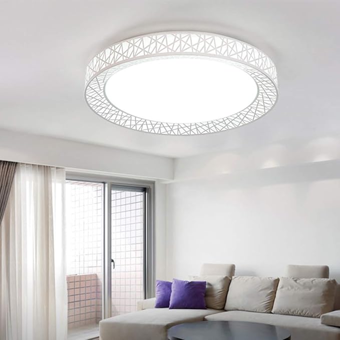 Dimmbar LED Deckenleuchten Modern Runde Wohnzimmerlampe Mit