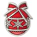 Christmas Red Ornament Holiday Lapel Pin