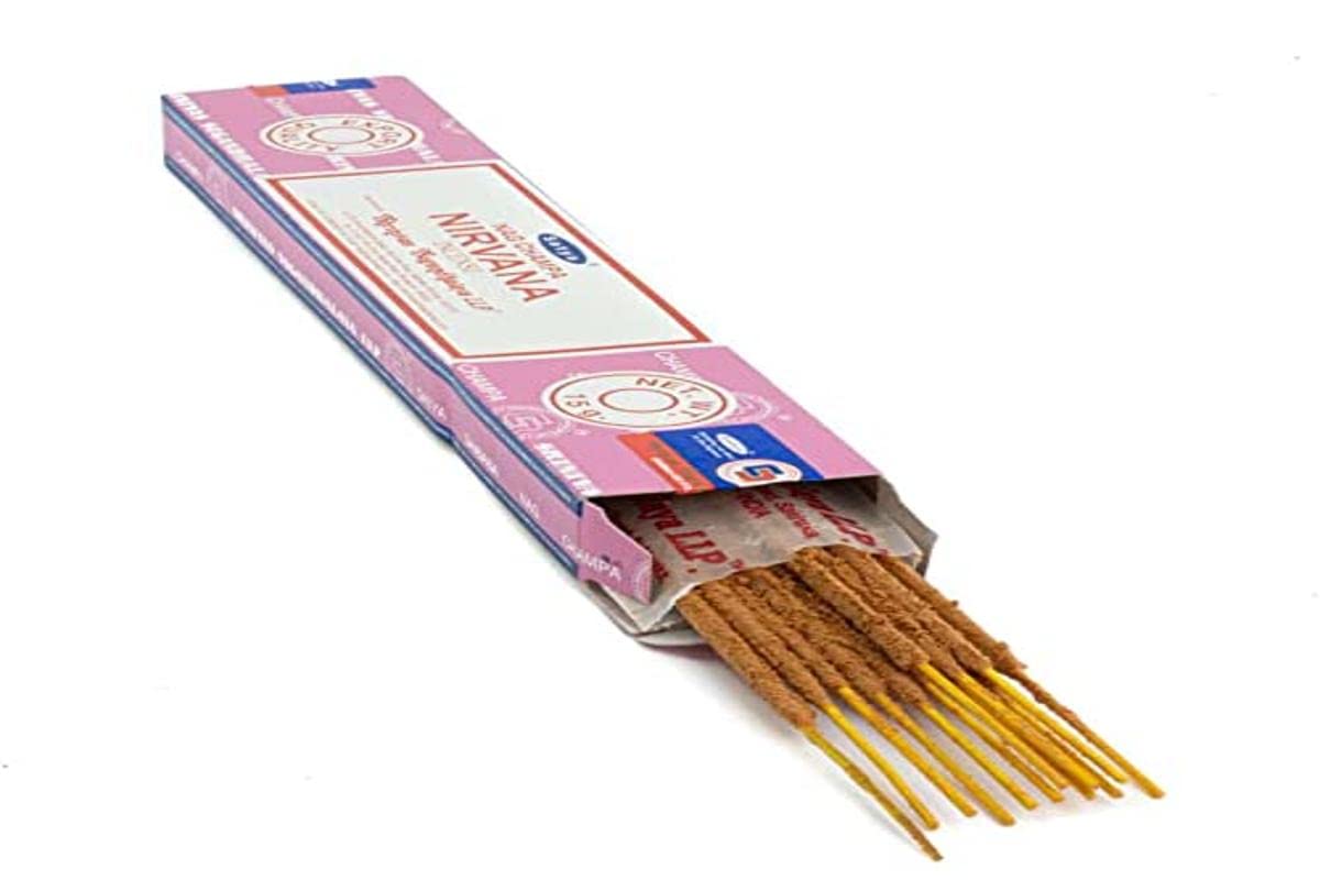 Satya 01415 Nag Champa (NIRVANA) Incense Sticks 12 Packs x 15g