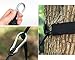 AUGYMER Camping Hammock, Portable Lightweight Parachute Hammock Tree Straps Up 600lbs Nylon Rope Hammocks Swing Hiking Travel Backpacking Beach Yard